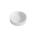 Olley Fluted Solid Surface Above Counter Basin 400x400mm Gloss White
