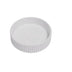 Olley Fluted Solid Surface Above Counter Basin 400x400mm Matte White