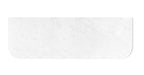 Havana 1500x500x20 Solid Surface Cloudy Carrara Top No Hole