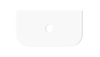 Havana 900x500x20 Pure White Top
