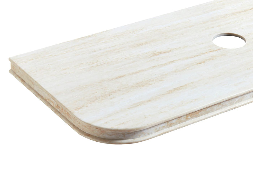 Otti Havana English Edge 1200x500x50 Sand Dune Top — view 3