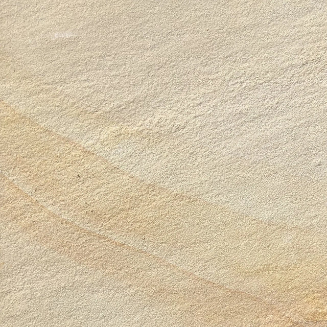 Sunrise Gold Sandstone natural stone surface and layout reference by Tilemall