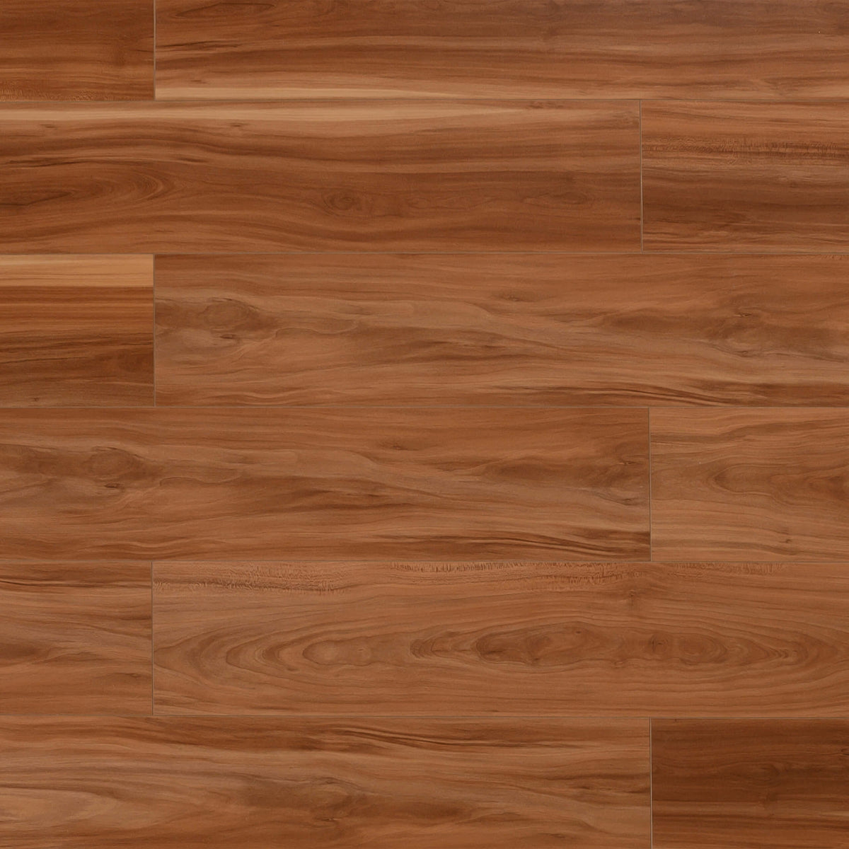 Bass Timber 1212x188x10.3mm Brush Box hybrid flooring installed in interior space, showing matt finish and natural wood grain detail by Tilemall