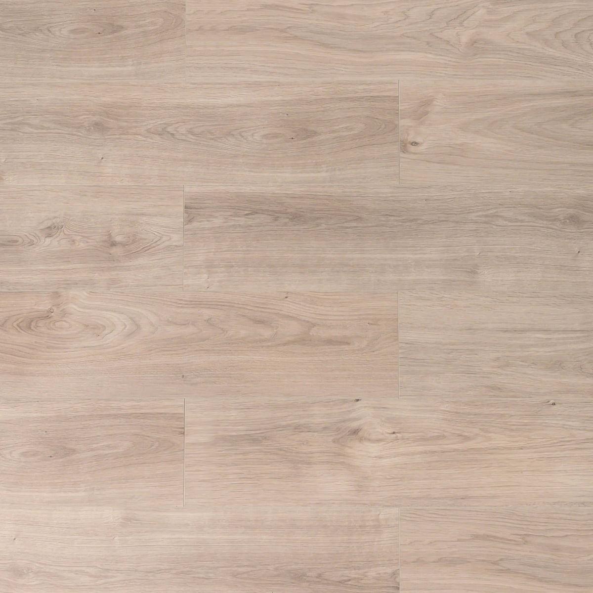 Bass Timber 1212x188x10.3mm Sandy Beach hybrid flooring installed showing light timber grain and plank joins in interior space by Tilemall