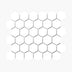 Porcelain Mosaic Hexagon 51x59mm Matt White