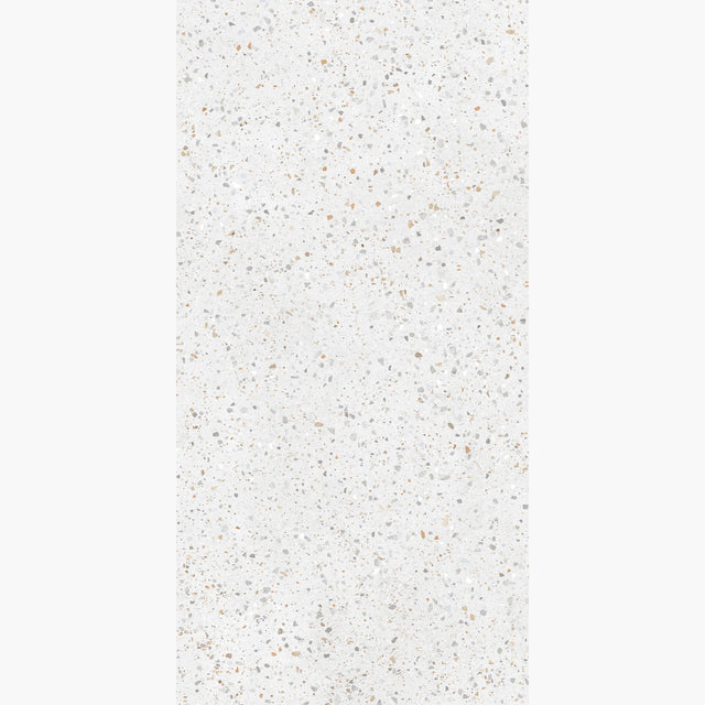 Color Terrazzo 1200x600 Satin White Sample Sample Tilemall   