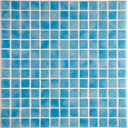 Ezarri Niebla Mosaic Square 25x25mm Glass Gloss Blue 2508-A
