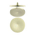 Nero Opal Shower Head Brushed Yellow Gold