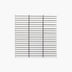 Antique Porcelain Mosaic Kit Kat 12x92mm Gloss White Sample