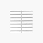 Porcelain Mosaic Kit Kat 15x145mm Gloss White