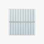 Antique Porcelain Mosaic Kit Kat 15x145mm Gloss Light Blue Sample