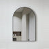 Archie Framed Mirror 900x600mm Matte Black