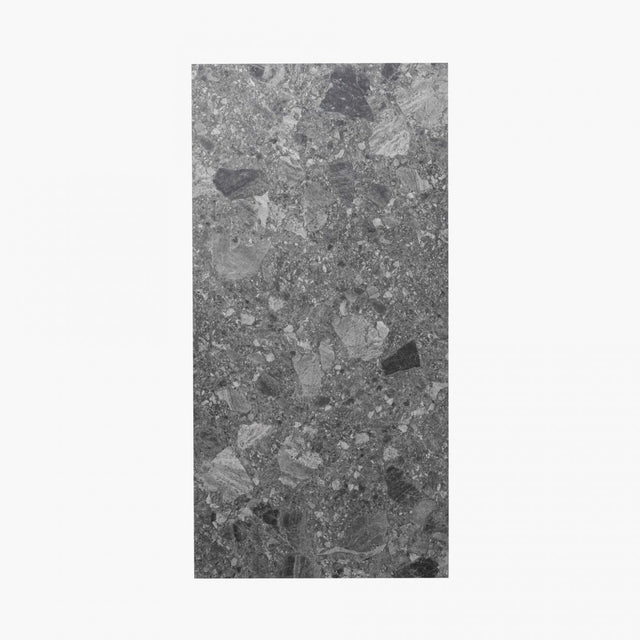 Big Terrazzo 600x300 Grip Dark Grey Sample Sample Fina Ceramics