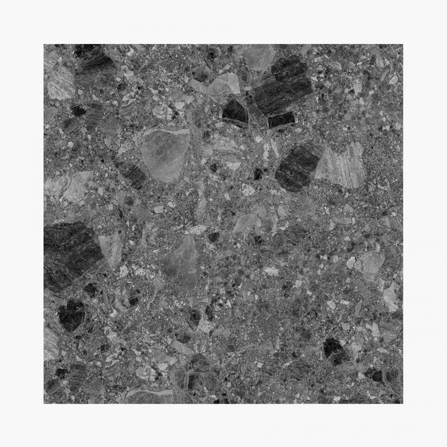 Big Terrazzo 600x600 Grip Dark Grey Sample Sample Fina Ceramics