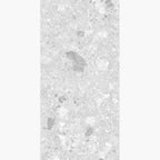 Big Terrazzo 1200x600 Matt Light grey Terrazzo Look Rectified
