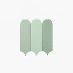 Feather 90x300 Gloss Green 3 in 1 Subway Pressed