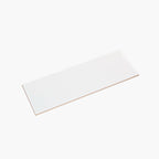 Flat Tile 100x300 Gloss White Subway Pressed