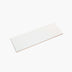 Flat Tile 100x300 Matt White Subway Pressed