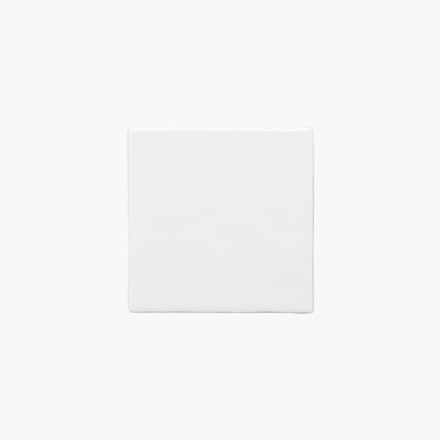 Ceramics Small Square Tile 100x100 Matt White Sample Sample Tilemall   