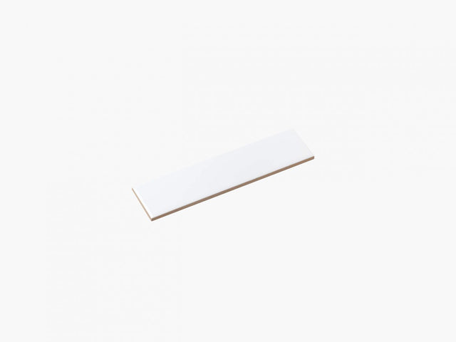 Ceramics Flat Tile 65x265 Gloss White Sample Sample Tilemall   