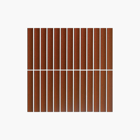 Cottage-Mosaic-3D-Kit-Kat-20x145-Gloss-Terracotta