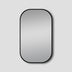 Framed Mirror 600x900mm Rectangular Matte Black