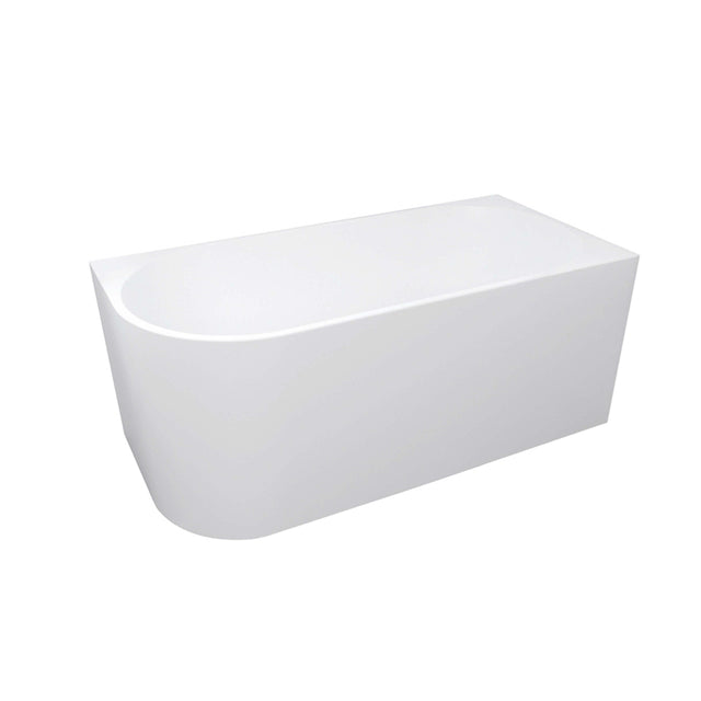 Corner Bathtub Right 1500mm Gloss White Bath Inspire   