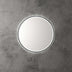 Aulic Windsor Touchless Framed Led Mirror 703mm Round Matte Black