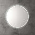 Aulic Windsor Touchless Framed Led Mirror 903mm Round Gun Metal