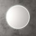 Aulic Windsor Touchless Framed Led Mirror 903mm Round Matte White