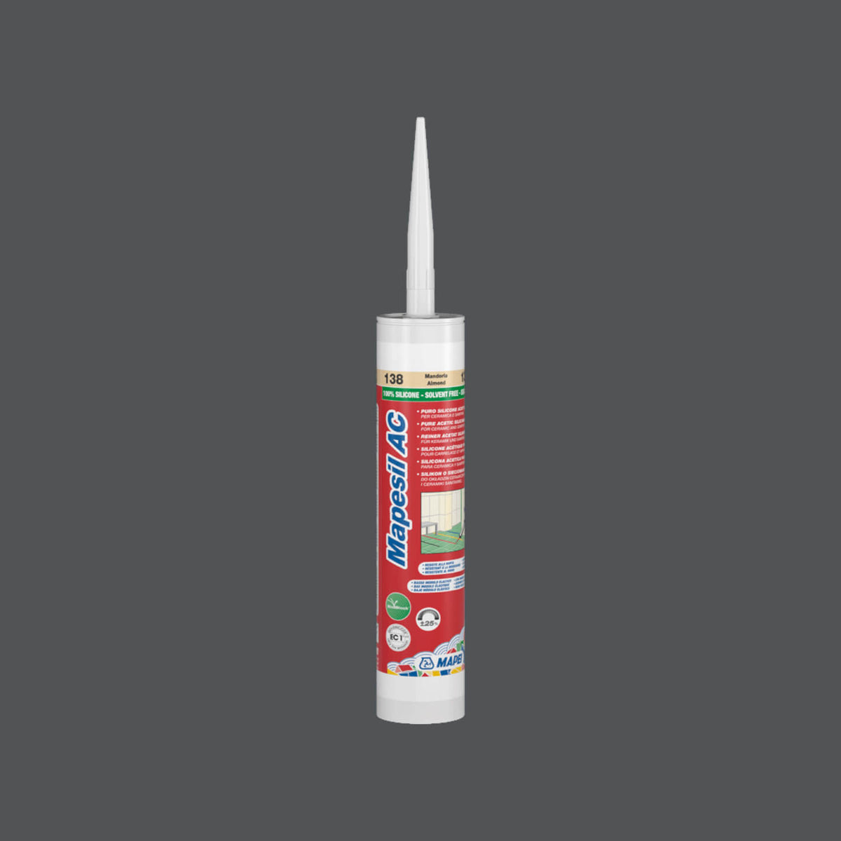 Mapei Silicone AC 310ml 114 310ml anthracite silicone sealant by Tilemall