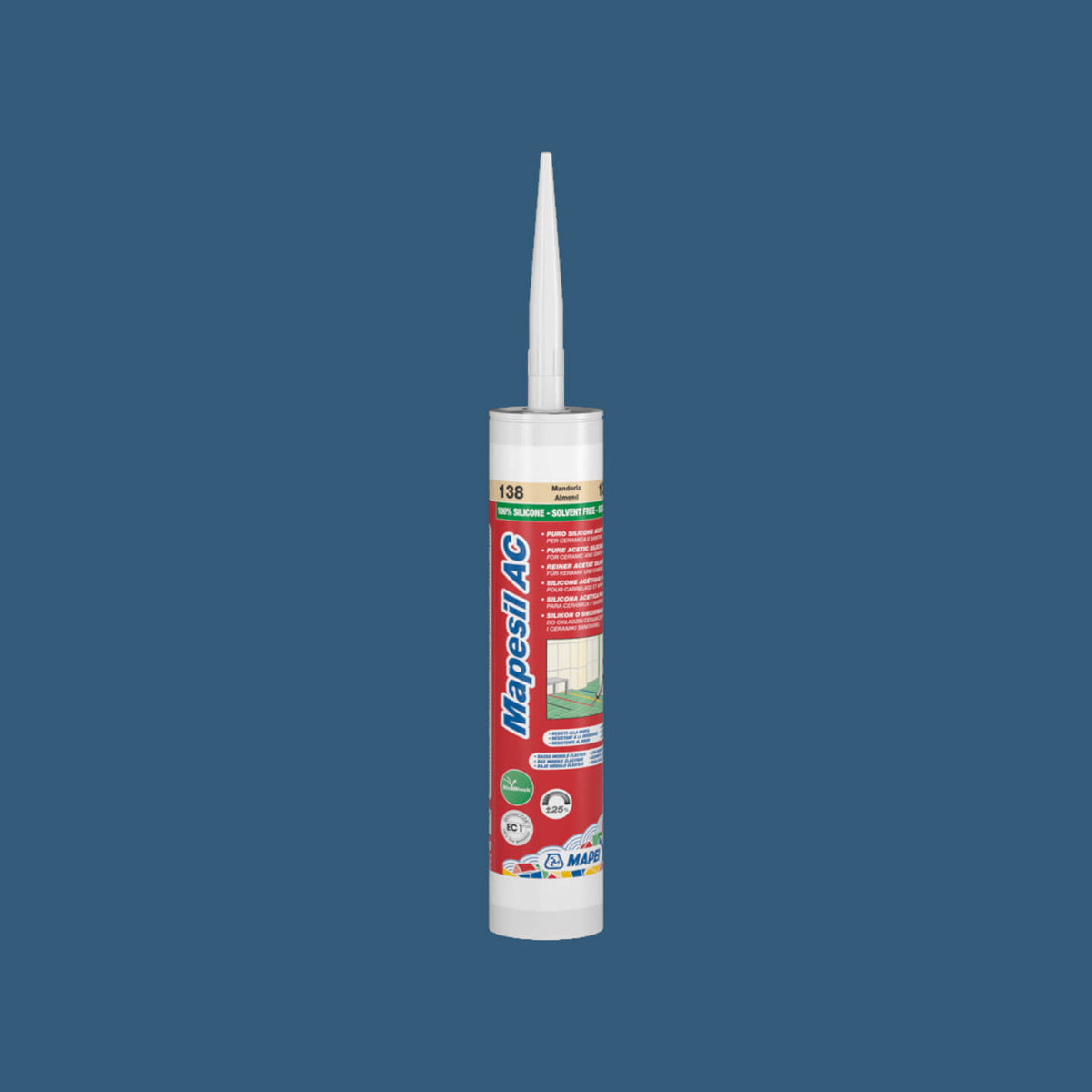 Mapei Silicone AC 310ml 169 310ml steel blue sealant cartridge by Tilemall