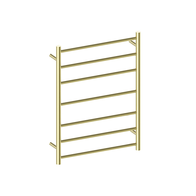 Nero Heated Towel Ladder Brushed Yellow Gold Bathroom Accessories Nero   