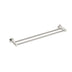 Nero Mecca Double Towel Rail 600mm Brushed Nickel