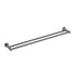 Nero Mecca Double Towel Rail 800mm Gun Metal
