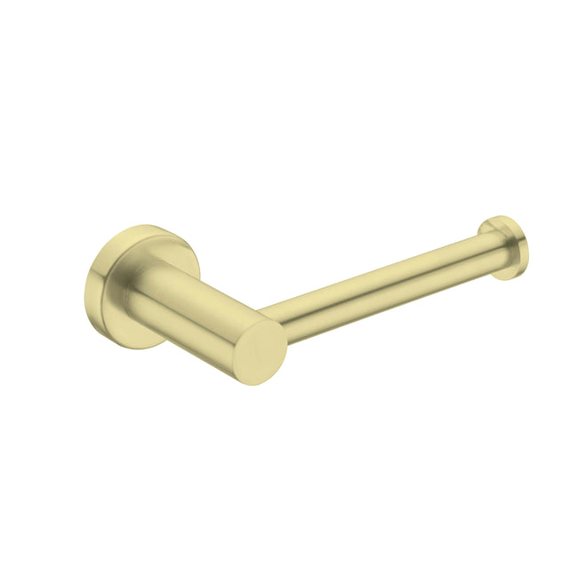 Nero Mecca Toilet Roll Holder Brushed Yellow Gold Bathroom Accessories Nero   