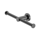Nero Mecca Double Toilet Roll Holder Gun Metal
