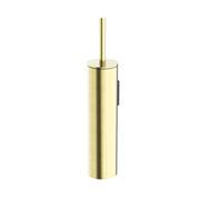 Nero Mecca toilet brush holder in brushed gold by Tilemall