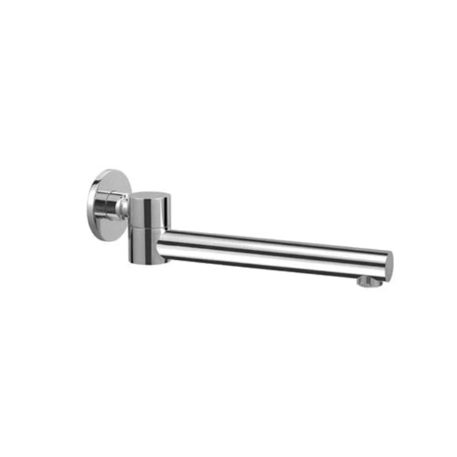 Nero Dolce Wall Mounted Swivel Bath Spout Chrome Bath Spout Nero   