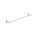 Nero Dolce Single Towel Rail 800mm Brushed Nickel