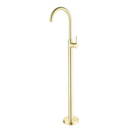 Nero Floormount Mixer Brushed Yellow Gold