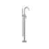 Nero Round Floormount Mixer With Handshower Brushed Nickel