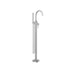 Nero Round Floormount Mixer With Handshower Chrome
