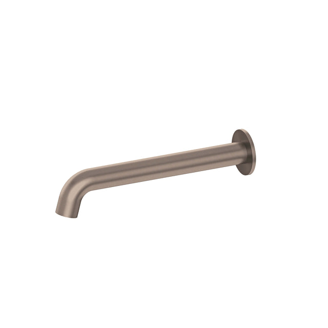 Nero Mecca Basin/Bath Spout Only 160mm Brushed Bronze Bath Spout Nero   