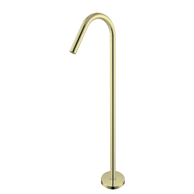 Nero Mecca Floor Standing Bath Spout Only Brushed Yellow Gold Shower Nero   