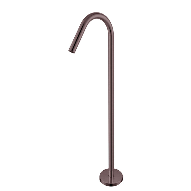 Nero Mecca Floor Standing Bath Spout Only Brushed Bronze Shower Nero   