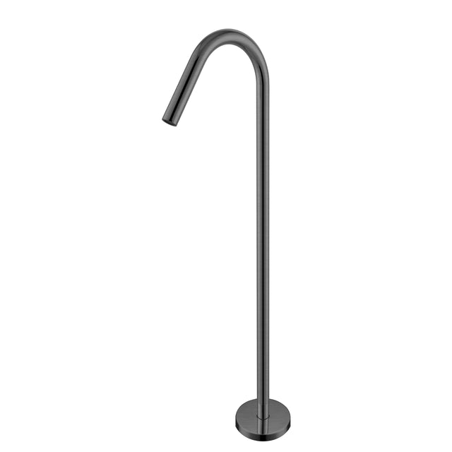 Nero Mecca Floor Standing Bath Spout Only Gun Metal Shower Nero   