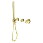 Nero Mecca Shower Mixer Divertor Systerm Separate Back Plate Brushed Gold