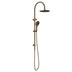 Nero Mecca Twin Shower With Shower Brushed Bronze