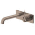Nero Mecca Wall Basin/Bath Mixer Handle Up 185mm Brushed Bronze